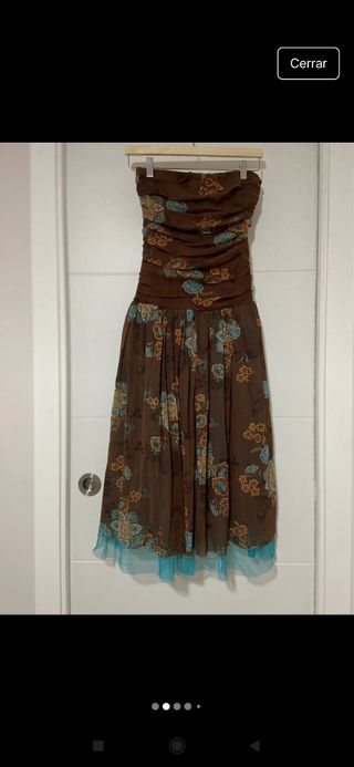Vestido tul midi