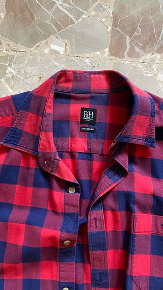Camisa cuadros Pedro del Hierro 42 L