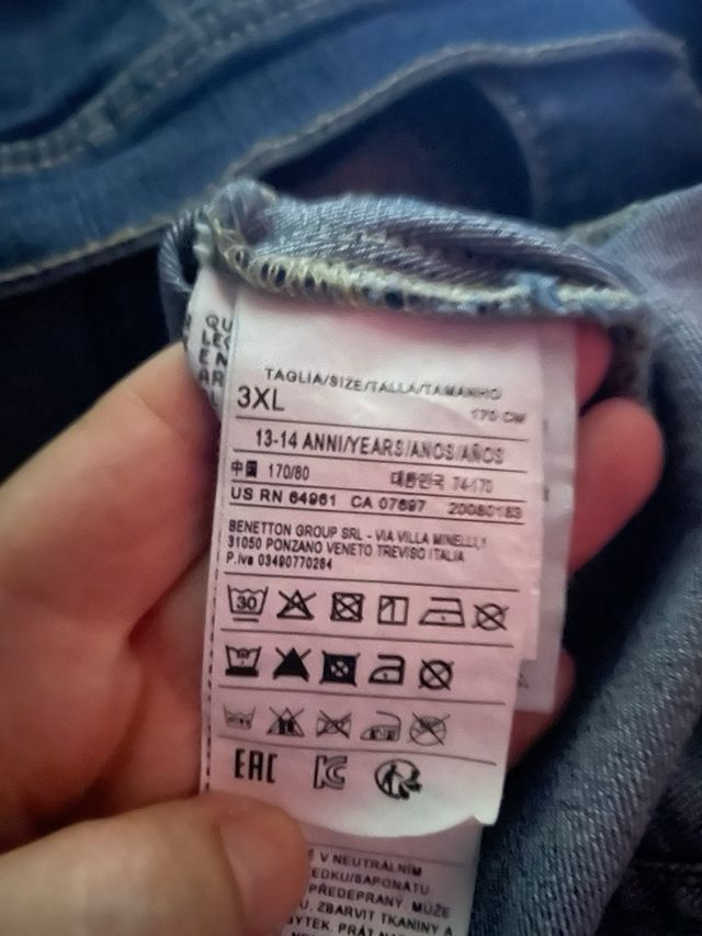 Cazadora vaquera Benetton niña S
