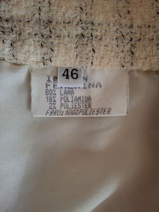 Falda mujer T 46. Medidas en descripción