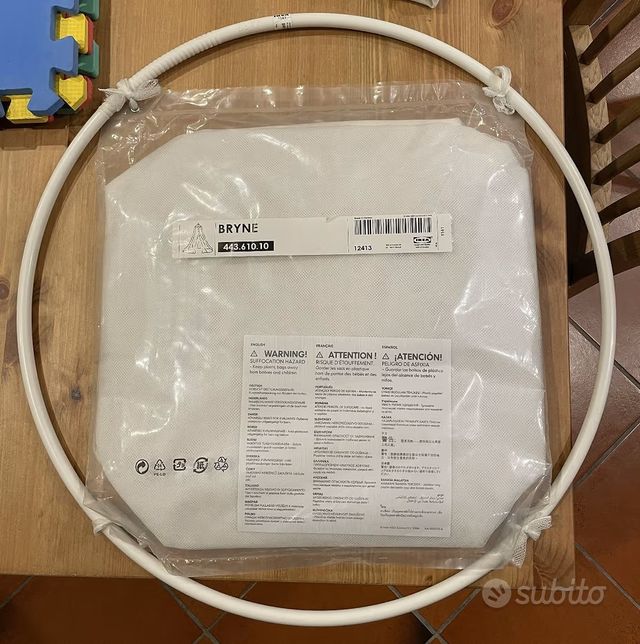 Rete letto Ikea BRYNE bianca