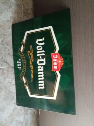 cartel chapa voll damm