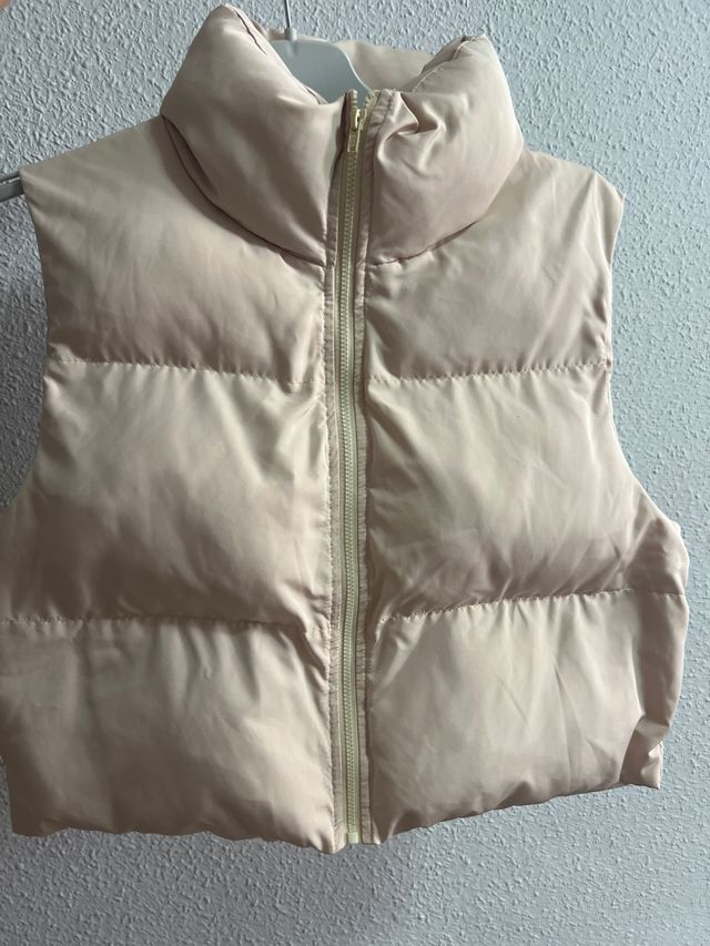 Chaleco color crema