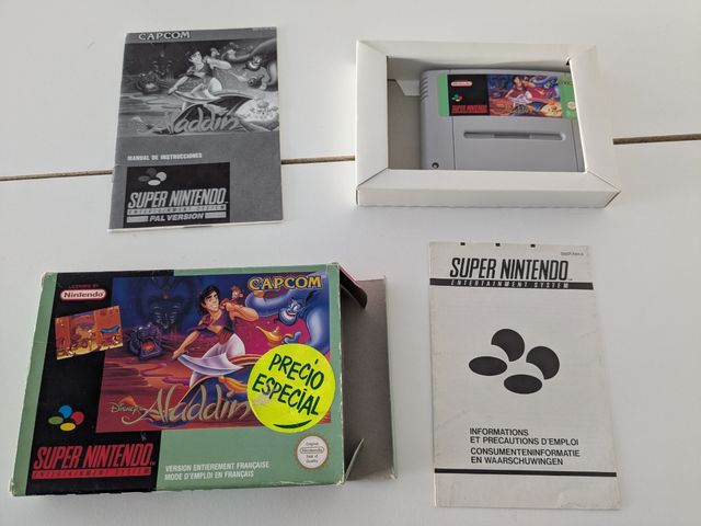 Aladdin snes super nintendo