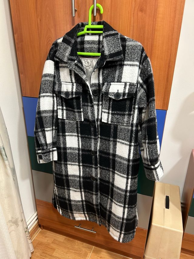 Abrigo de paño talla M