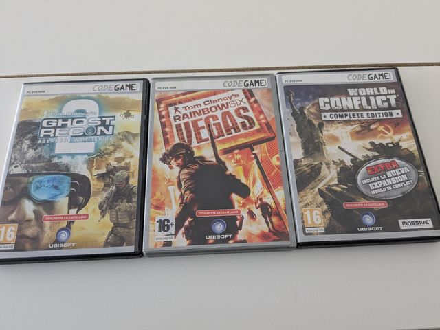 Lote 3 juegos pc