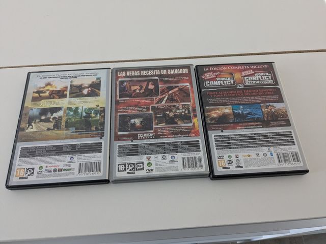 Lote 3 juegos pc