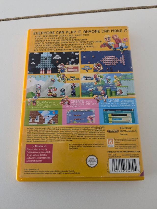 Super Mario maker wii u