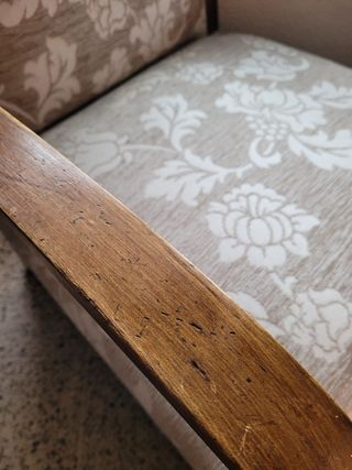 Butaca antigua restaurada