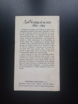 Cuatro años de mi vida 1940 - 1944