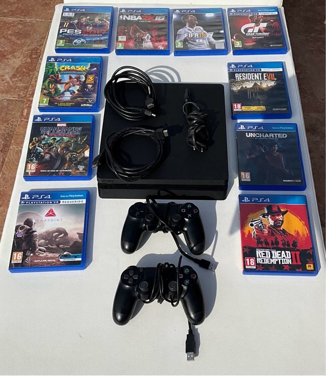 PLAY STATION 4  (MANDOS Y JUEGOS)