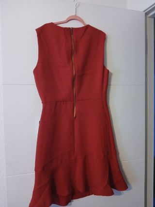 Vestido rojo zara