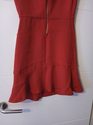 Vestido rojo zara