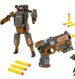 Toy pistol gun robot Transformer model traxifigure