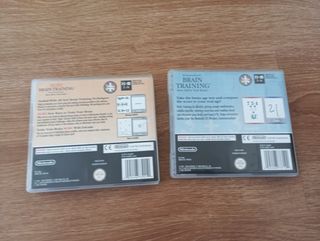 2 JUEGOS BRAIN TRAINING NINTENDO DS