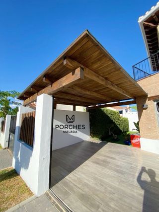 Porche o pergola de madera 4x3 1750