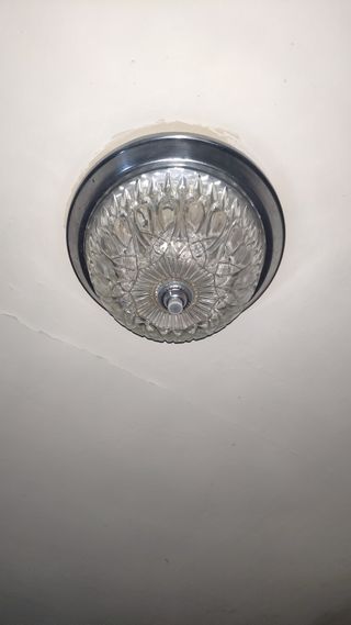 Lampara cristal circular