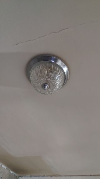 Lampara cristal circular