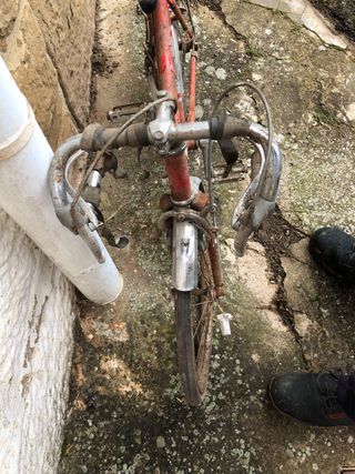 rebajada vintage.Bicicleta carreras niño antigua.