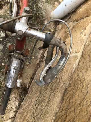 rebajada vintage.Bicicleta carreras niño antigua.