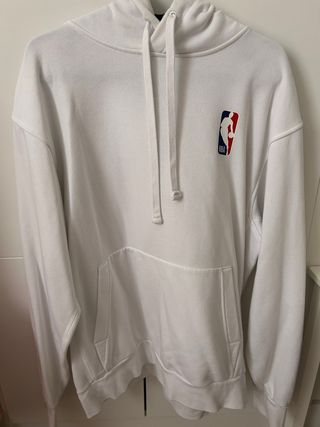 Sudadera Nike NBA blanca logo oficial talla M
