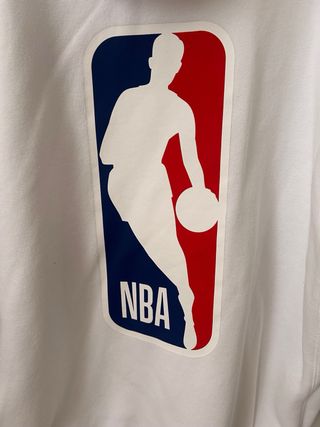 Sudadera Nike NBA blanca logo oficial talla M
