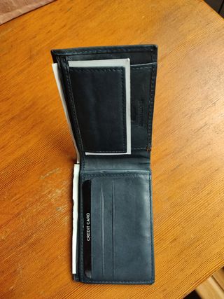 Tarjetero billetero piel