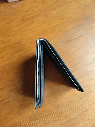 Tarjetero billetero piel