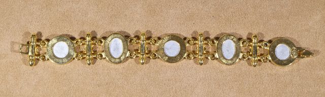 3-4 CL Bracciale religioso placcato oro