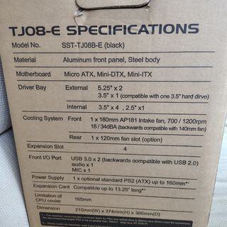 Caja SILVERSTONE TJ08-E EVOLUTION