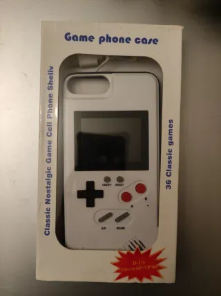Funda protectora mobil con videojuegos