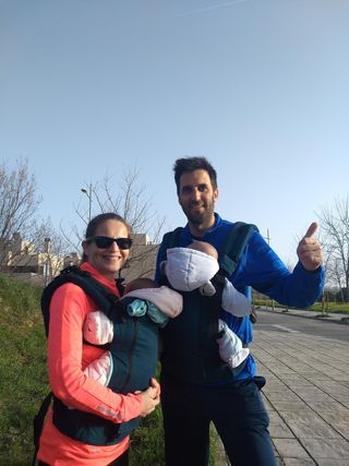 Mochila porta-bebes gemelar