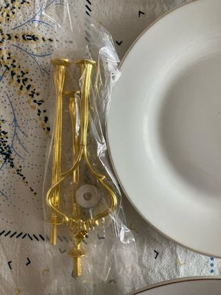 Portafrutta in ceramica su 3 livelli
