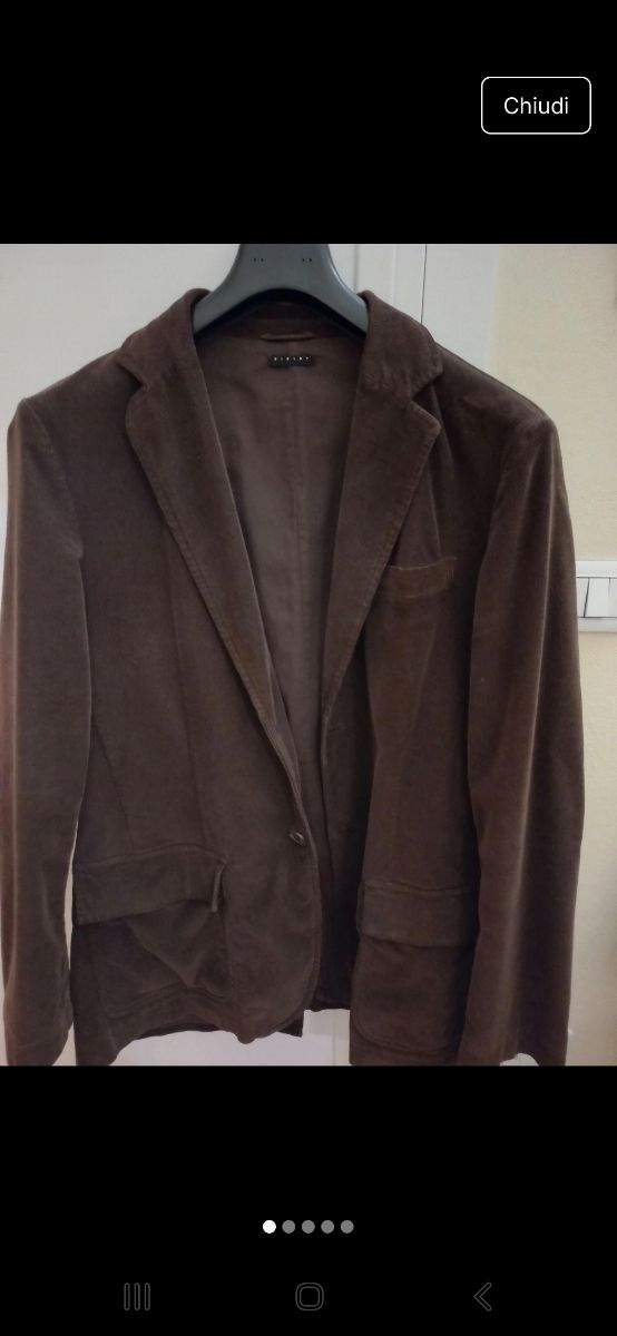 Giacca velluto sisley