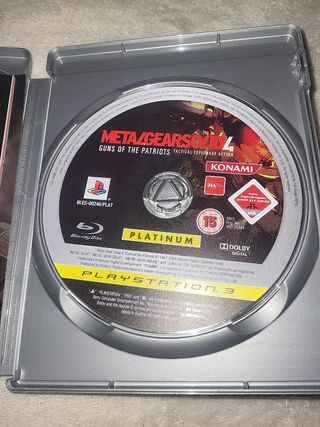 Metal gearsolid4 psp2 plstinum