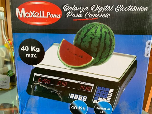 Balanza digital electrónica para comercio