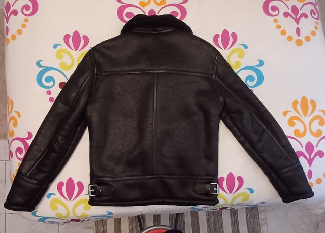 Chaqueta invierno negra Zara