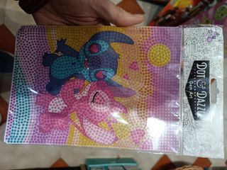 Pittura Diamante Stitch e Angel 