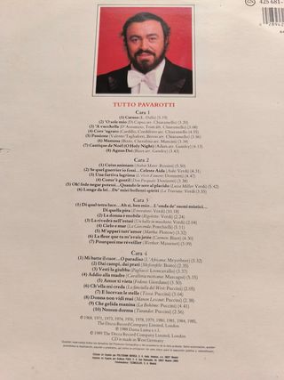 Luciano Pavarotti, Tutto Pavarotti. 2 Discos Recop