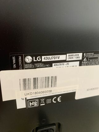 Televisor LG 43” UltraHD