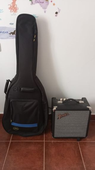 Bajo eléctrico Ibanez+ampli Fender 15W