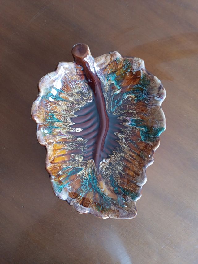 Ensaladera Vaullaris con forma de hoja