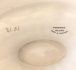 ENSALADERA DE PORCELANA PORTUGUESA. VINTAGE