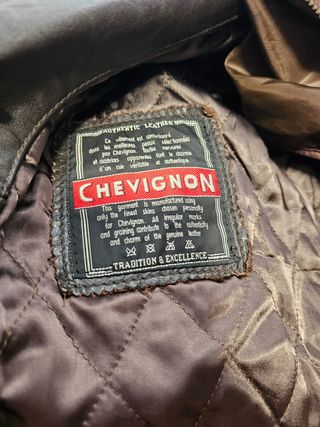 Chaqueta piel aviador Chevignon