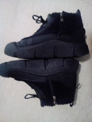 Botas negras borrego N39