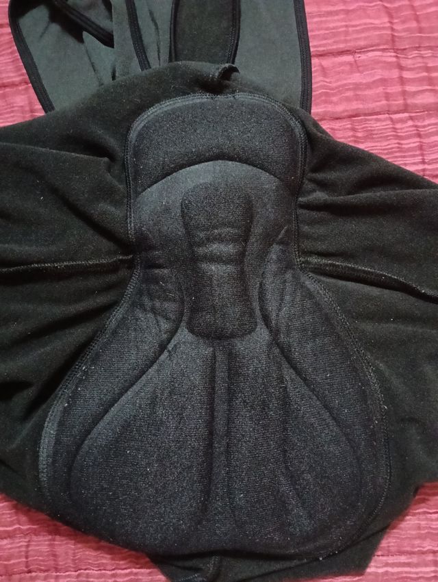 Dos pantalones de ciclismo culotes 