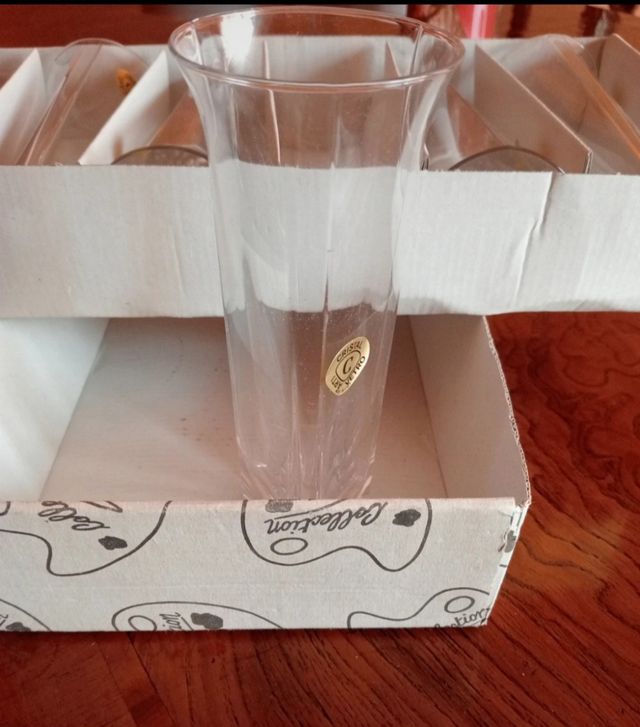 Bicchieri cristal art Vintage 90s