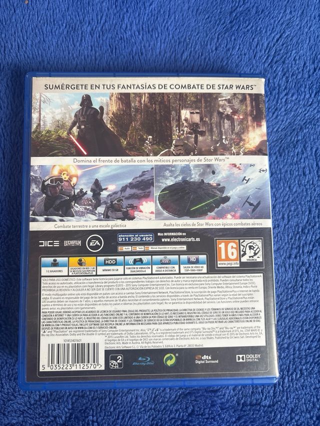 Juego  PS4 Star Wars Battleftont
