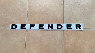 Scritta in rilievo DEFENDER x LAND ROVER