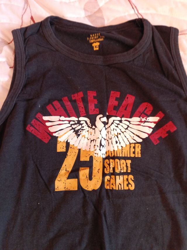 Camiseta sin mangas hombre